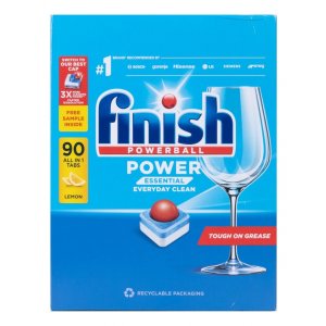 Tabletki do zmywarki FINISH Power Essential, 90szt + 2gratis, lemon