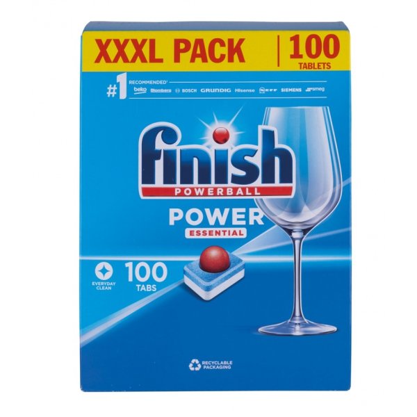 Tabletki do zmywarki FINISH Power Essential, 100szt., fresh