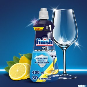 FINISH Płyn nabłyszczający do zmywarek 400 ml LEMON 65718