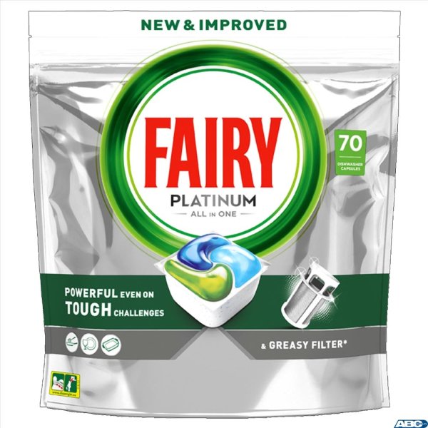 FAIRY Kapsułki do zmywarki PLATINUM ALL IN1 Regular 70 sztuk  25733
