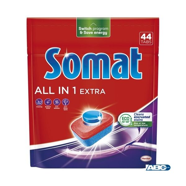 SOMAT Tabletki do zmywarki 44 szt. All in one Extra  09220