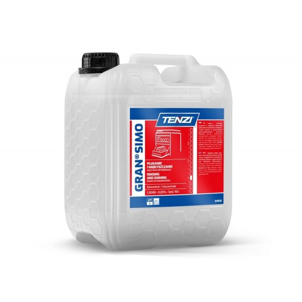 Koncentrat do nabłyszczania naczyń w zmywarkach TENZI, Gran Simo, 5l