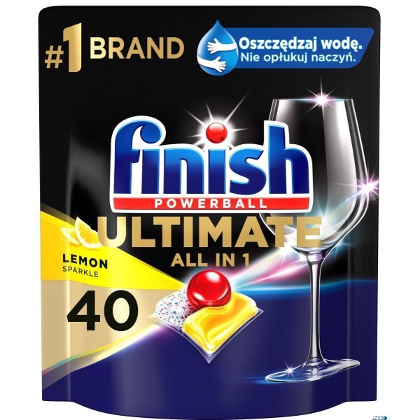 FINISH Tabletki do zmywarki QUANTUM ULTIMATE Cytrynowy 40 szt. 90291