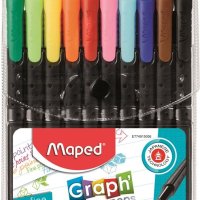 Cienkopis GRAPH PEPS 10szt.etui 749150 MAPED 0.4mm