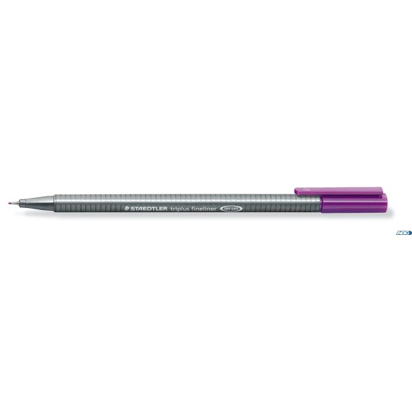 Cienkopis triplus, trójkątny, 0.3 mm, fioletowy, Staedtler S 334-6