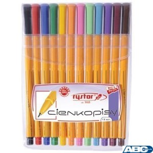 Cienkopis RYSTOR RC-04 etui 12szt 403-120