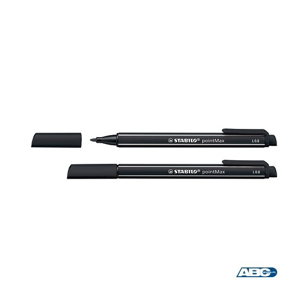 Cienkopis STABILO pointMAX czarny 488/46 STABILO