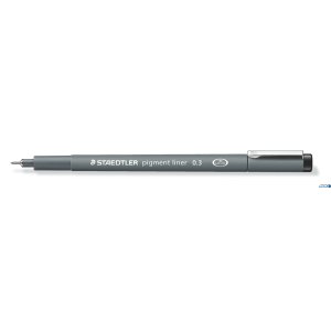 Pisak z atramentem pigmentowym, 0,3 mm, czarny, Staedtler S 308 03-9