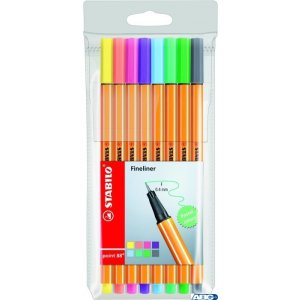 Cienkopis STABILO point 88 komplet 8szt. pastelowy 88 / 8-01
