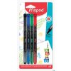 Cienkopis GRAPH PEPS DECO kolory  basic 4 szt blister Maped 749044
