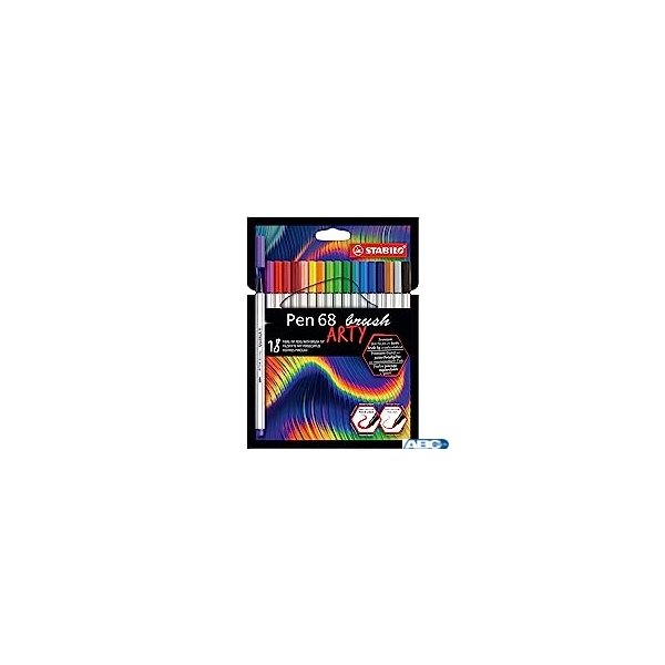 Cienkopis PEN 68 brush 18 wit ARTY 568/18-21-20