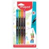 Cienkopis GRAPH PEPS DECO kolory fancy 4 szt blister Maped 749043