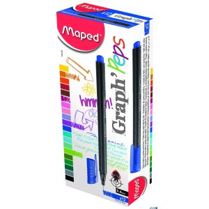 Cienkopis GRAPH PEPS niebieski Maped 749120 (X)