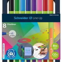 Zestaw cienkopisów SCHNEIDER Line-Up, 0,4mm, stojak, 8 szt., miks kolorów