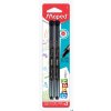 Cienkopis GRAPH PEPS DECO czarny 2 szt blister Maped 749041
