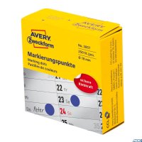 Kółka do zaznaczania niebieskie 3857 Q19 w rolce Avery Zweckform