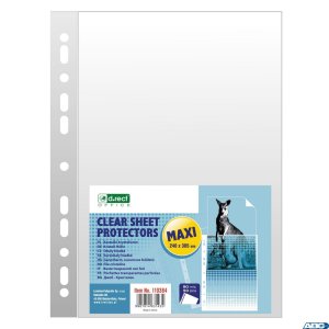 Koszulka krystaliczna 90mic (50szt) A4 +  MAXI 240x305mm 110384  D.RECT