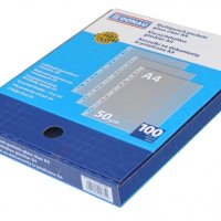 Koszulki na dokumenty DONAU, PP, A4, krystal, 50mikr., 100szt., w pudełku