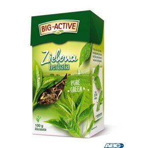 Herbata BIG-ACTIVE zielona PURE liściasta 100g