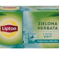 Herbata LIPTON Green Tea, 25 torebek, miętowa