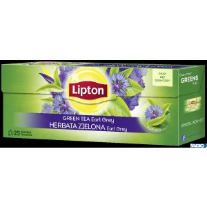Herbata LIPTON EARL GREY GREEN 25t zielona