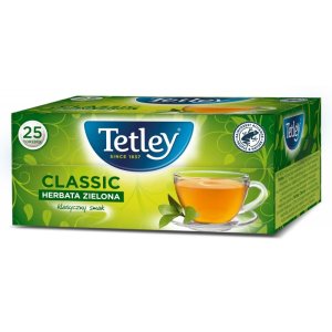 Herbata TETLEY Classic, zielona, 25 torebek