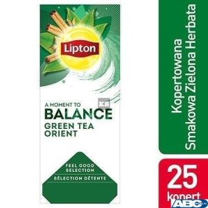 Herbata LIPTON BALANCE Green Tea Orient (25 kopert fol.)