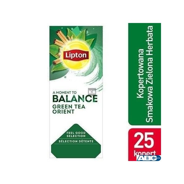 Herbata LIPTON BALANCE Green Tea Orient (25 kopert fol.)