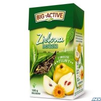 Herbata BIG-ACTIVE zielona liściasta z owocem pigwy 100g