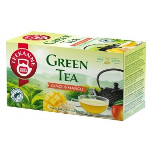 Herbata TEEKANNE, zielona, imbir&mango, 20 kopert