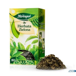 Herbata HERBAPOL klasyczna zielona 80g sypka