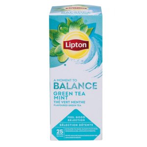 Herbata LIPTON Balance Green Tea, mint, 25 torebek