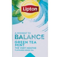 Herbata LIPTON Balance Green Tea, mint, 25 torebek