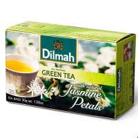 Herbata DILMAH GREEN JAŚMIN 20t*1,5g zielona