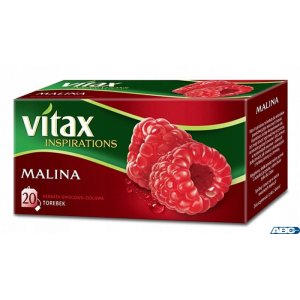 Herbata VITAX INSPIRATIONS Malina (20 saszetek) 40g zawieszka