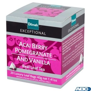 Herbata DILMAH jagoda acai, granat i wanilia 20t czarna
