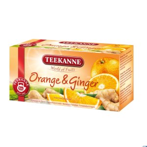Herbata TEEKANNE FRESH Orange & Ginger 20t owocowa