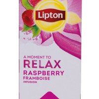 Herbata LIPTON Relax, malina, 25 torebek