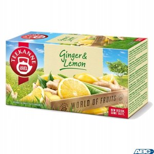 Herbata TEEKANNE imbir i cytryna 20t owocowa