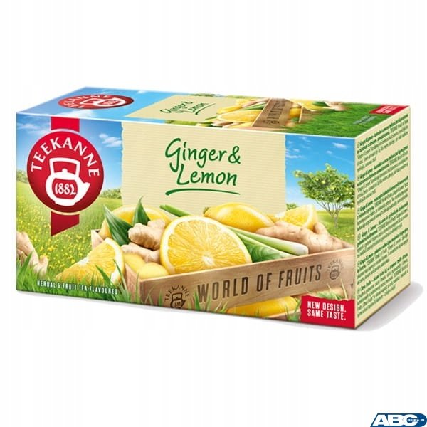 Herbata TEEKANNE imbir i cytryna 20t owocowa