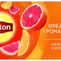 Herbata LIPTON owocowa, grejpfrut i pomarańcza, 20 torebek