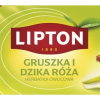 Herbata LIPTON owocowa, gruszka i dzika róża, 20 torebek