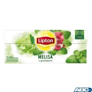 Herbata LIPTON MELISA Z GRANATEM 20t ziołowa