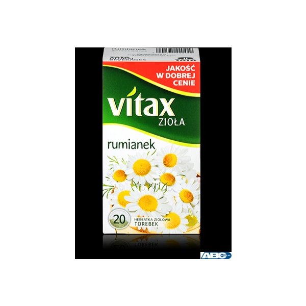 Herbata VITAX RUMIANEK 20t *1,5g ziołowa bez zawieszki
