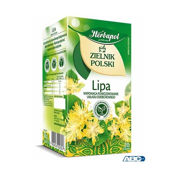 Herbata HERBAPOL ZIELNIK POLSKI lipa  (20 torebek)