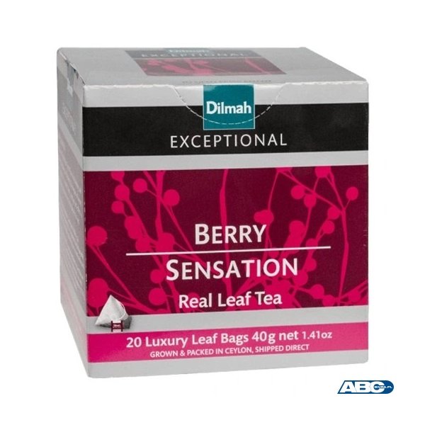 Herbata DILMAH Exceptional BERRY SENSATION 20t czarna