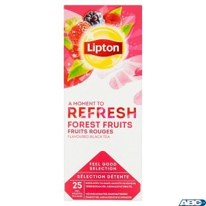 Herbata LIPTON REFRESH FOREST FRUTIS 25k.fol czarna