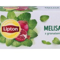 Herbata LIPTON ziołowa, melisa z granatem, 20 torebek