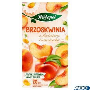 Herbata HERBAPOL Brzoskwinia z kwiatem Rumianku 20tb