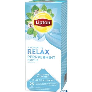Herbata LIPTON PEPERMINT CLASSIC RELAX 25kopert foliowych, ziołowa